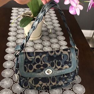 Coach Navy Blue Mini Bag